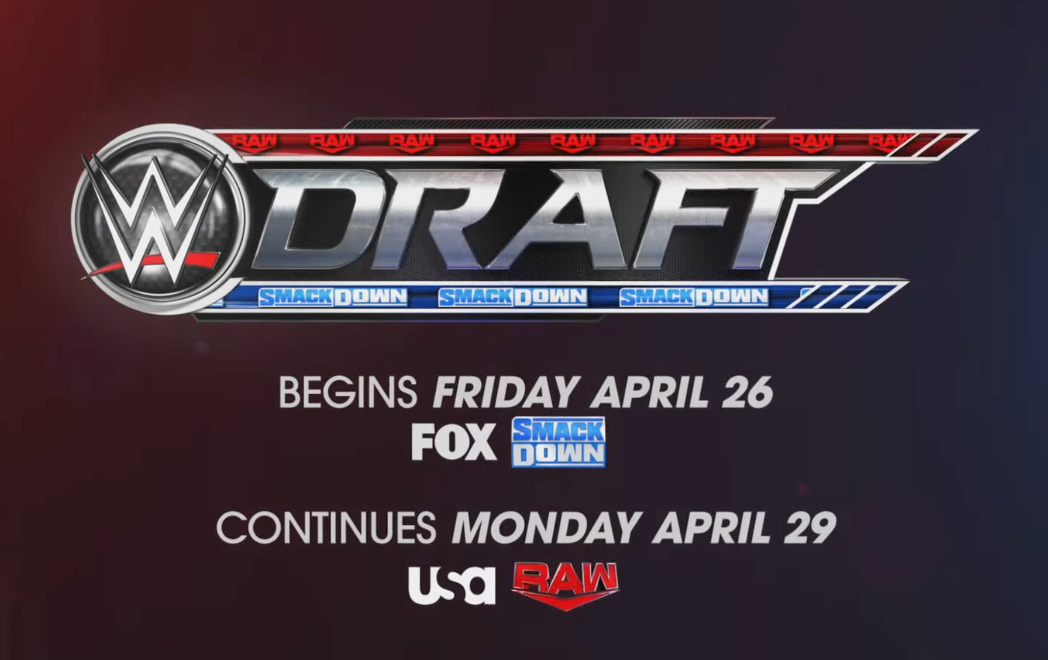 Dates revealed for 2024 WWE Draft