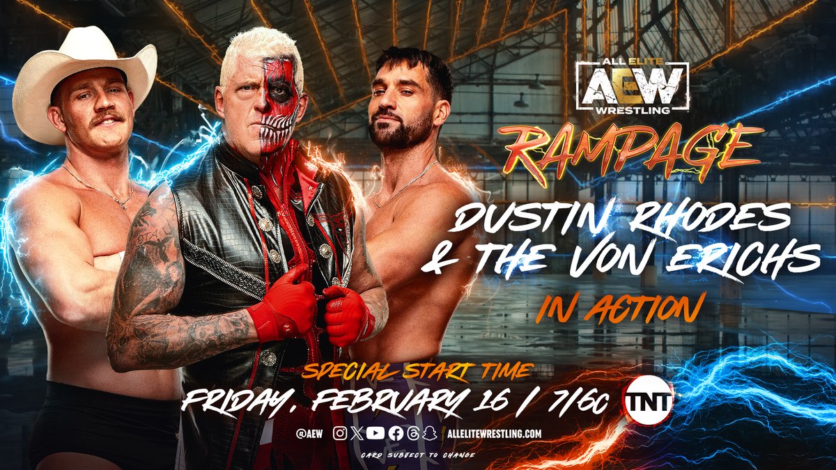 Dustin Rhodes ‘honored’ to team with Von Erichs on AEW Rampage