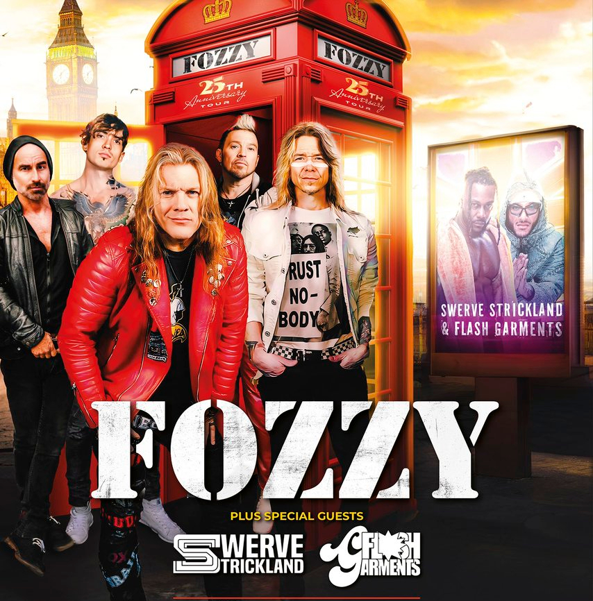 Swerve Strickland to perform at London concert with Chris Jericho’s Fozzy