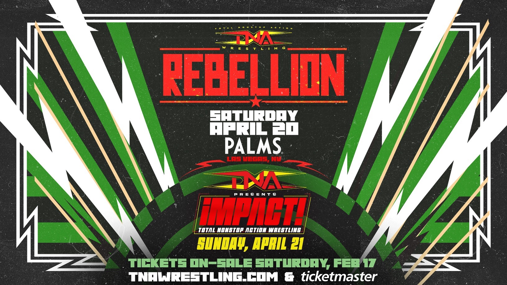 TNA Wrestling reveals date and location for Rebellion PPV