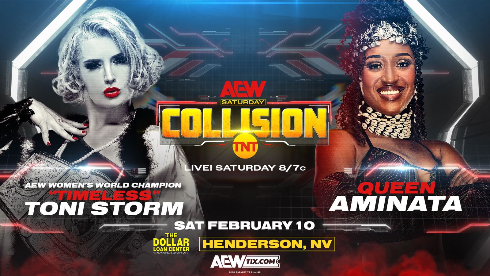 Toni Storm vs. Queen Aminata announced for AEW Collision