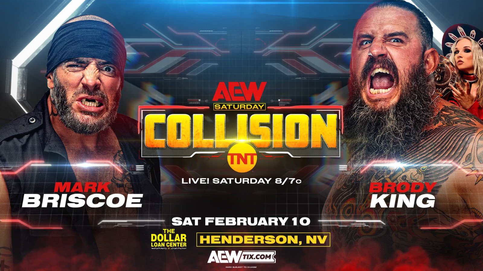 Mark Briscoe vs. Brody King added to AEW Collision