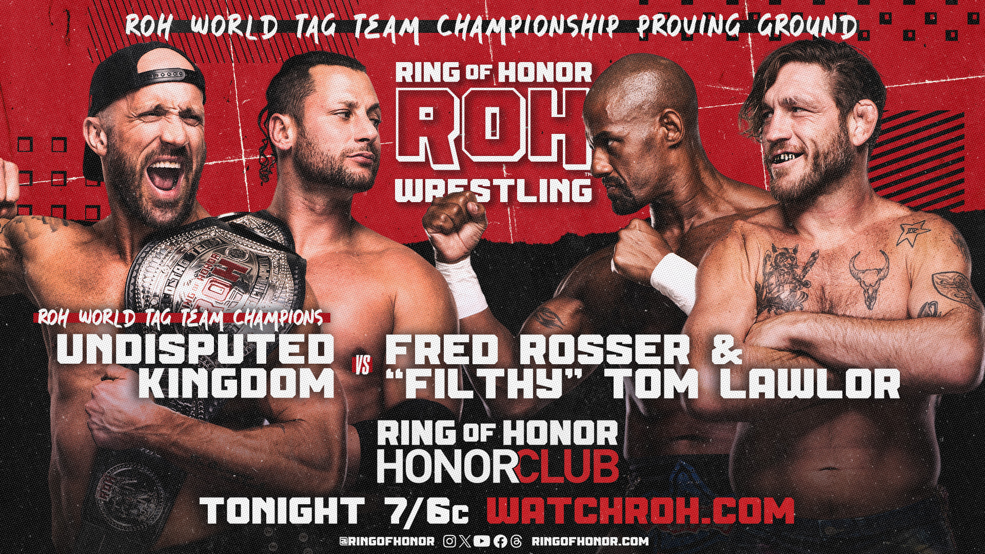 Ring of Honor TV results: Undisputed Kingdom vs. Tom Lawlor & Fred Rosser