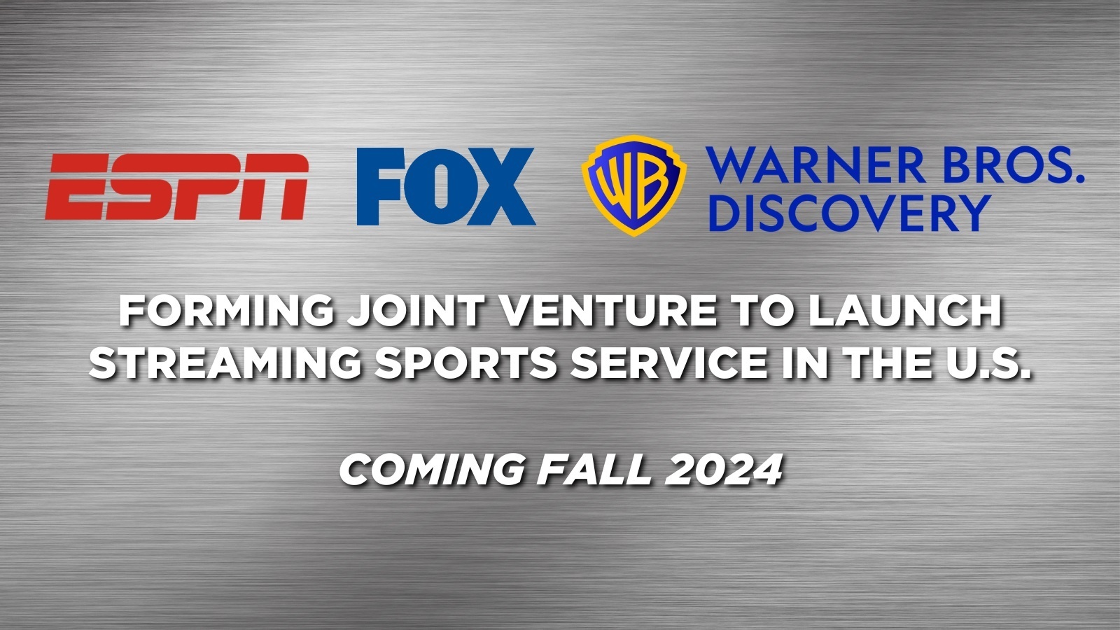 WBD, Fox & ESPN to launch joint sports streaming service in U.S.