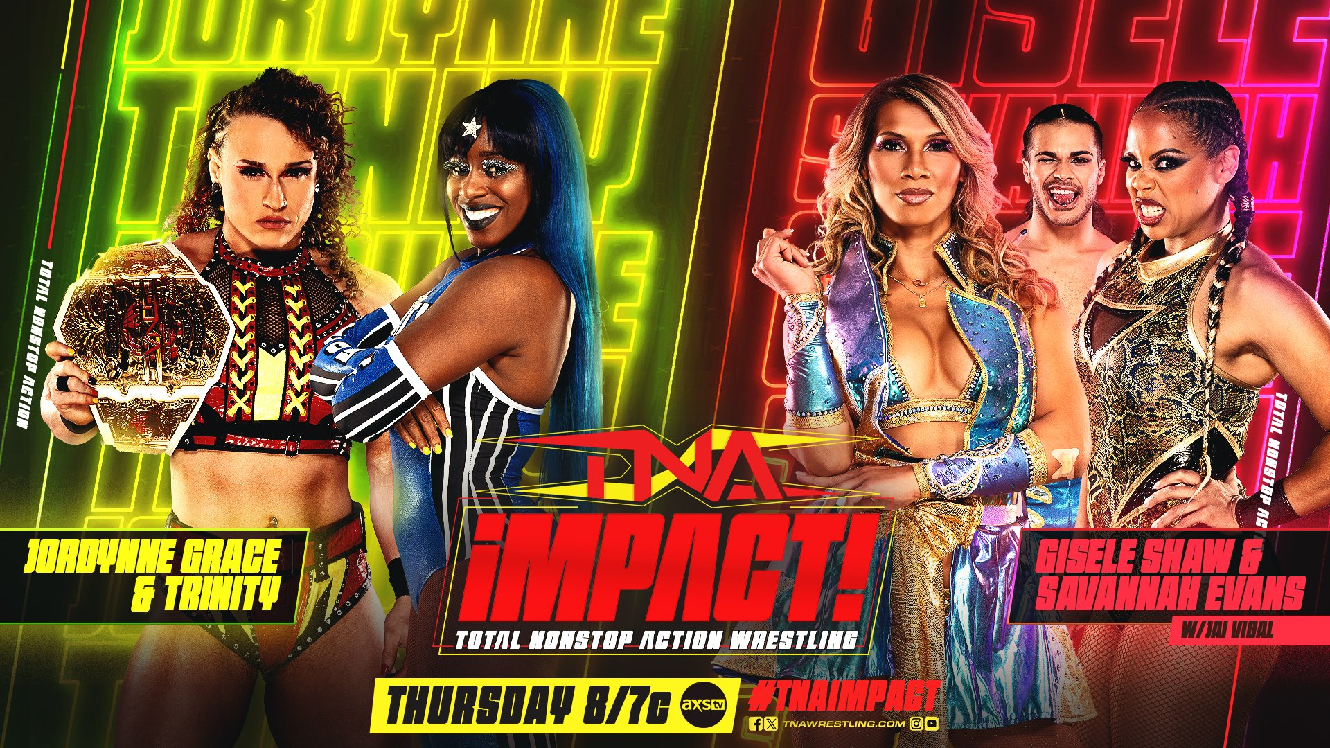 Trinity’s farewell match set for next week’s TNA Impact