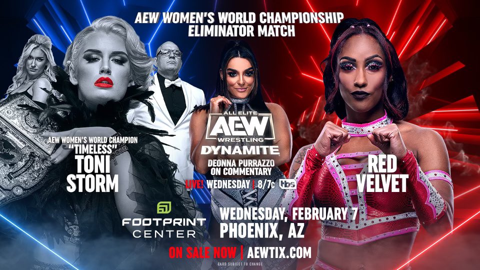 Toni Storm vs. Red Velvet title eliminator added to AEW Dynamite