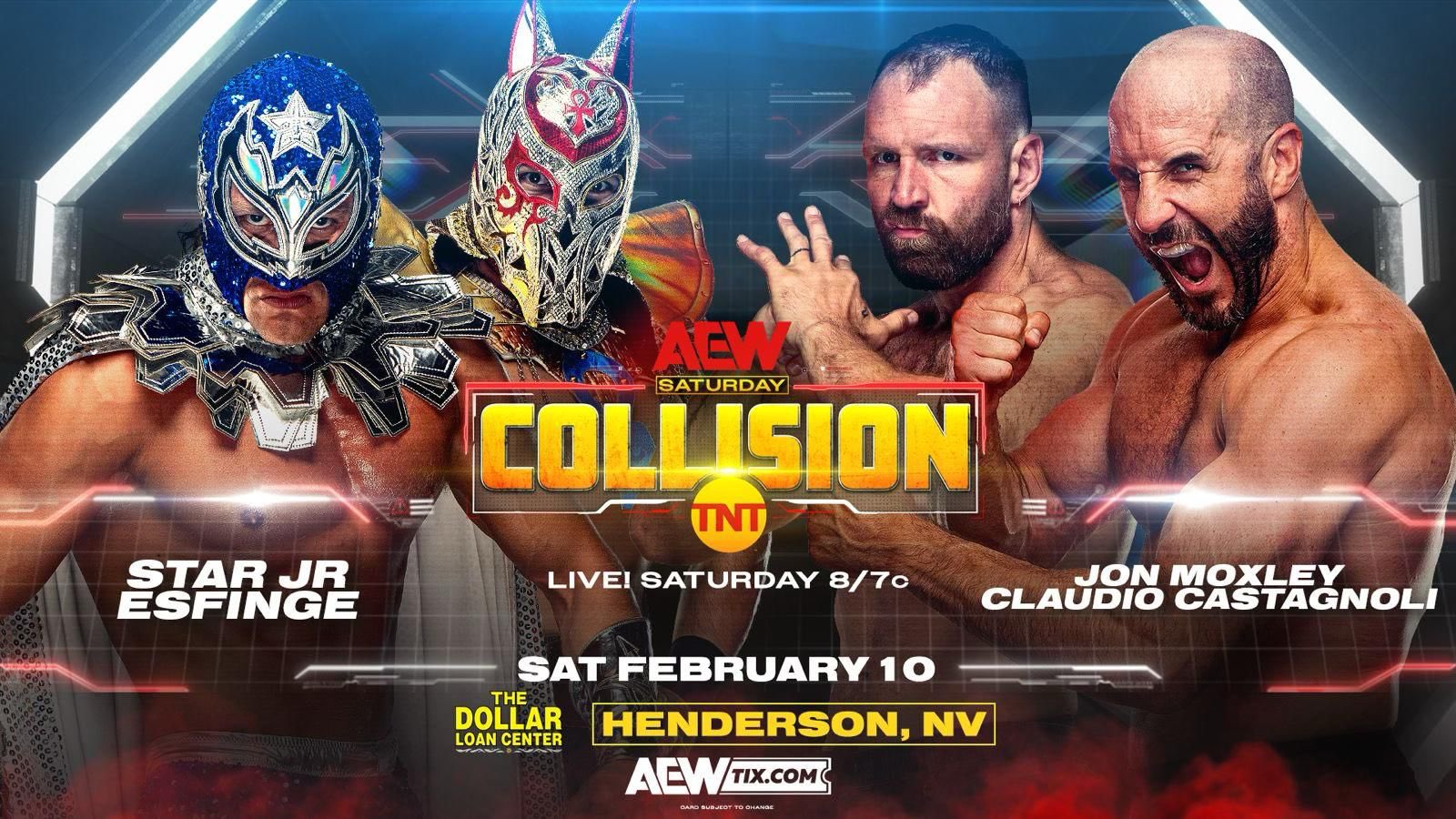 BCC vs. CMLL tag match added to AEW Collision