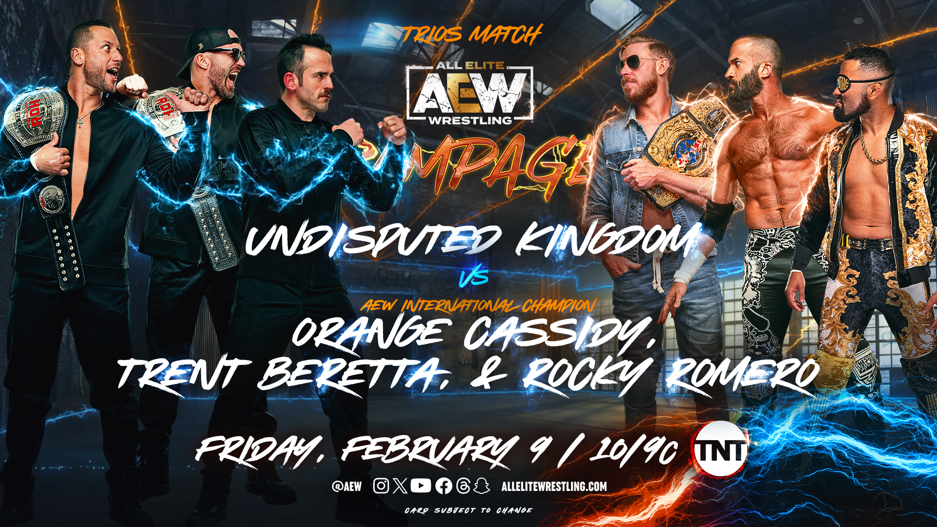 AEW Rampage live results: Undisputed Kingdom vs. Best Friends