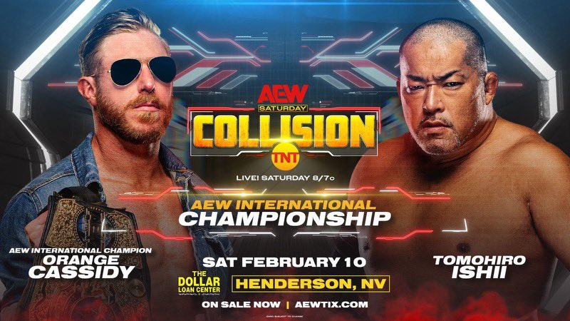 AEW Collision live results: Orange Cassidy vs. Tomohiro Ishii International title match