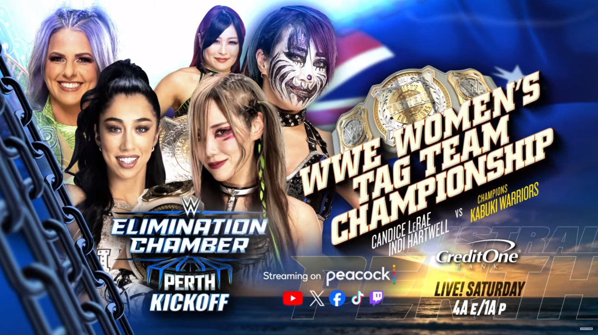 Women’s Tag title match announced for WWE Elimination Chamber pre-show
