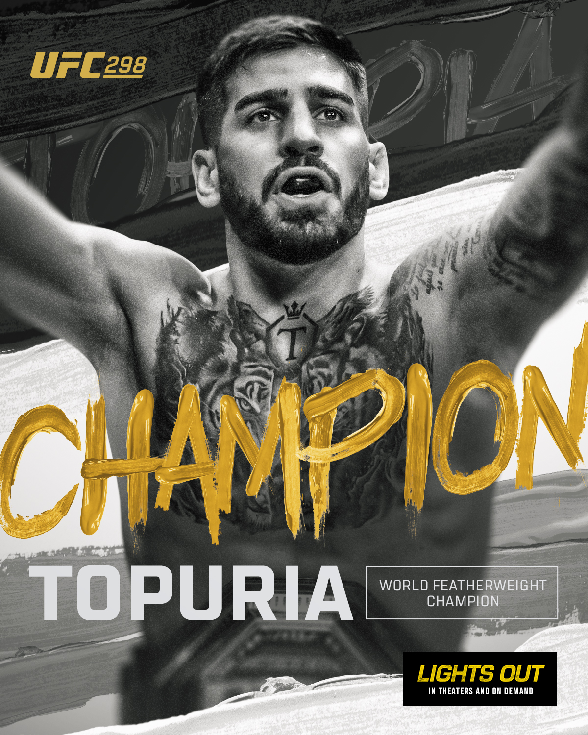Ilia Topuria wins featherweight title at UFC 298