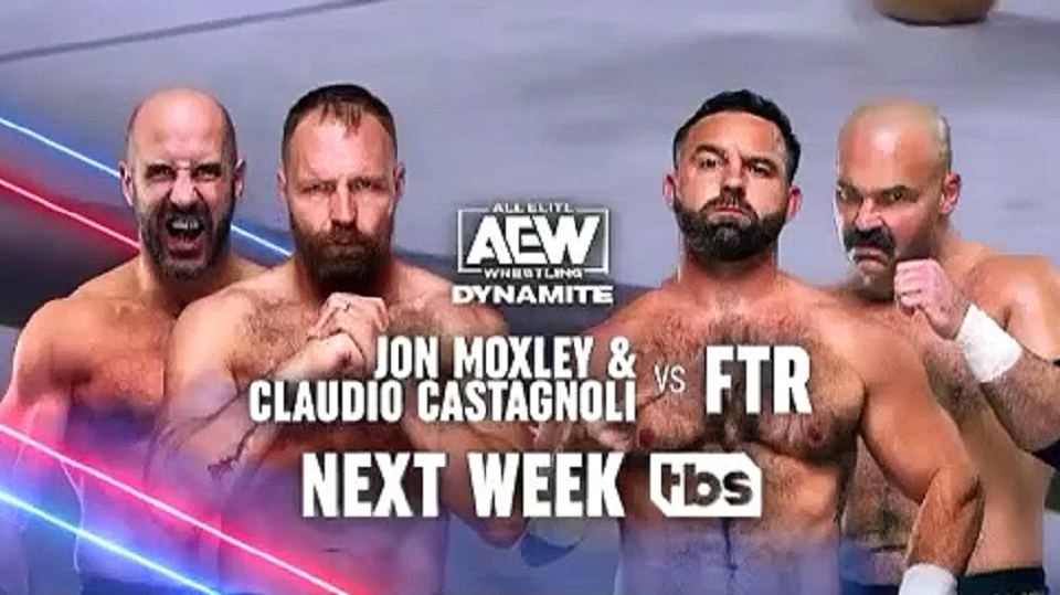 Moxley & Castagnoli vs. FTR booked for next week’s AEW Dynamite