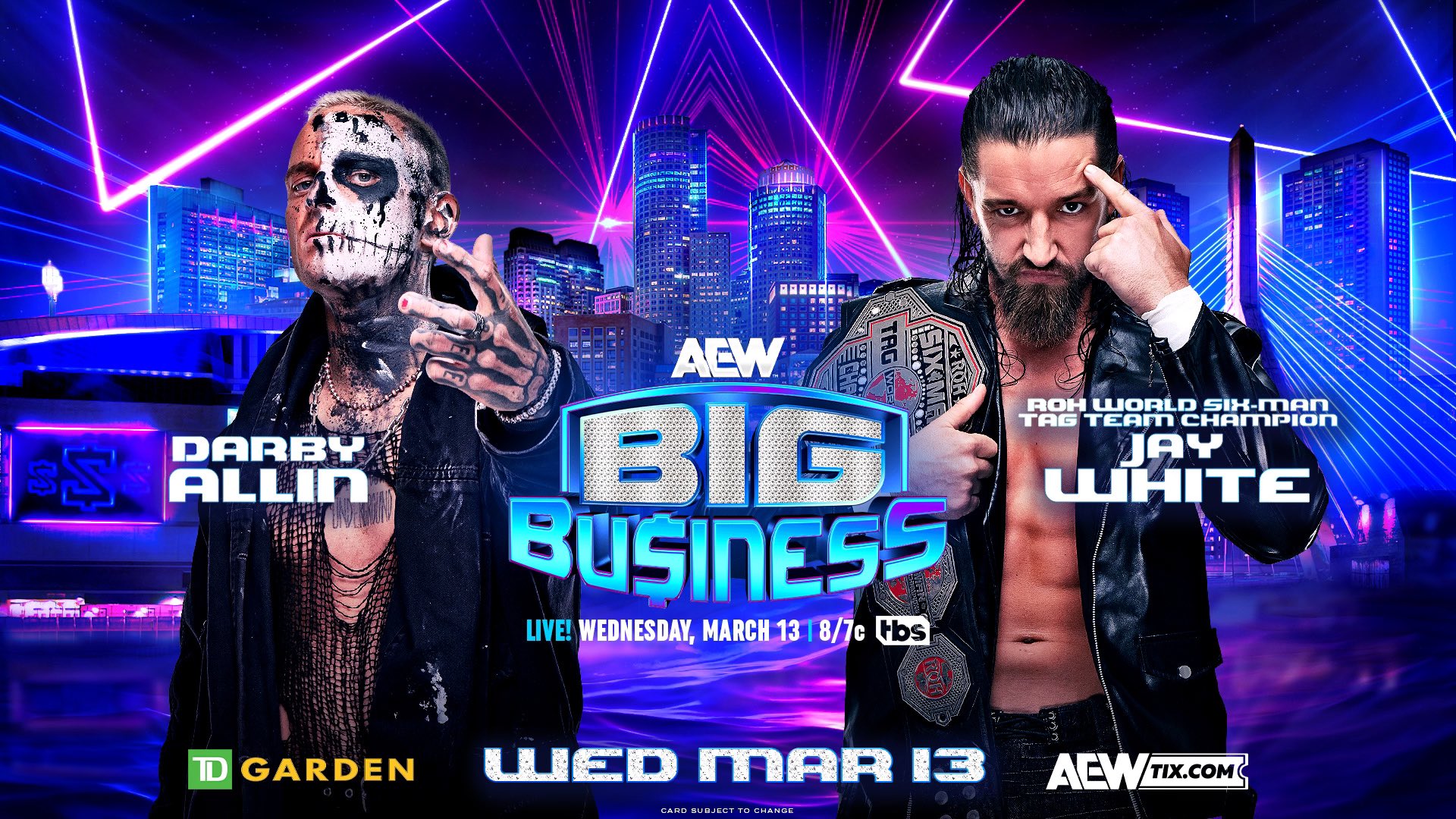 Jay White vs. Darby Allin set for AEW Big Business