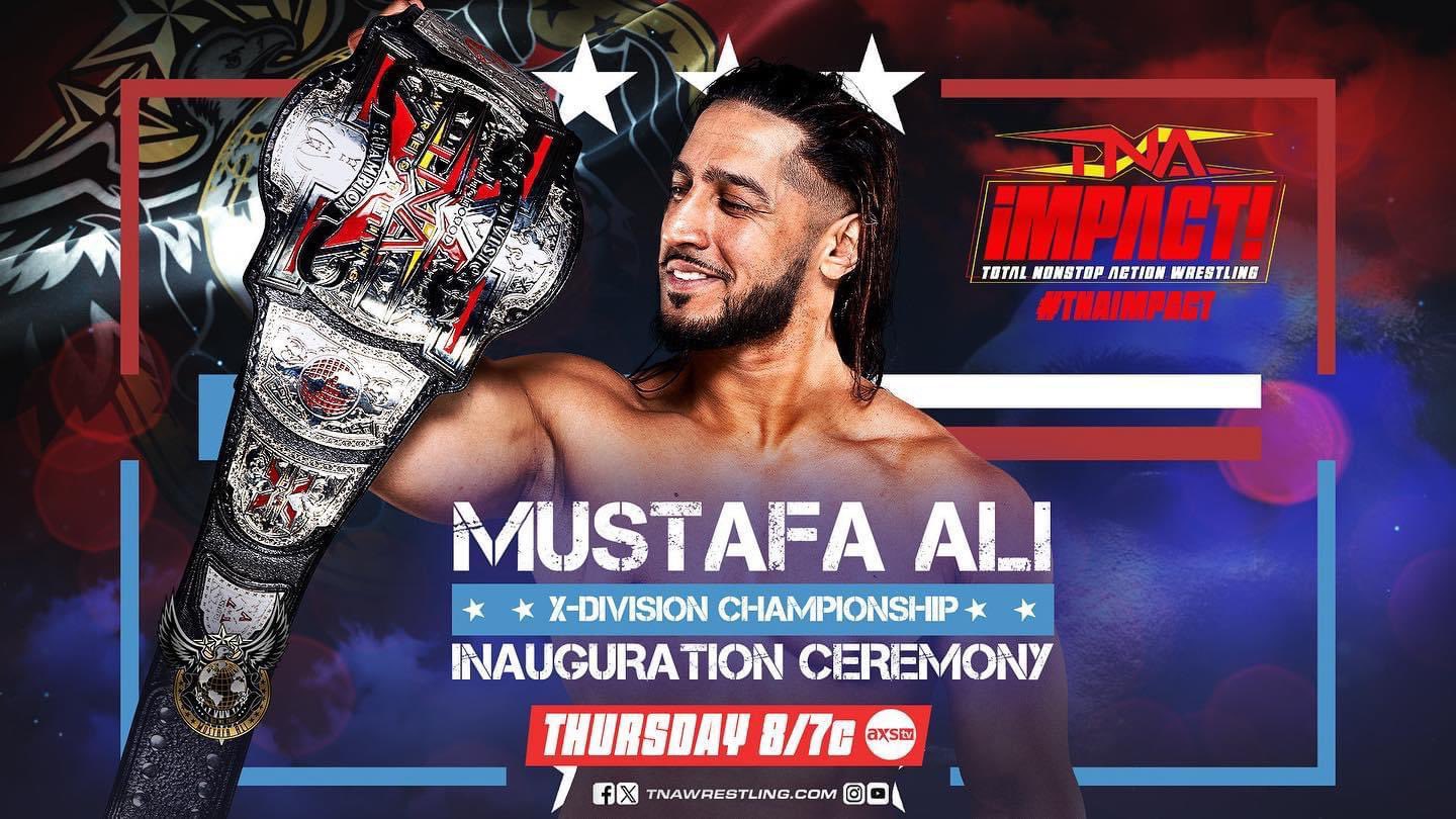 Mustafa Ali X-Division Championship ceremony set for TNA Impact