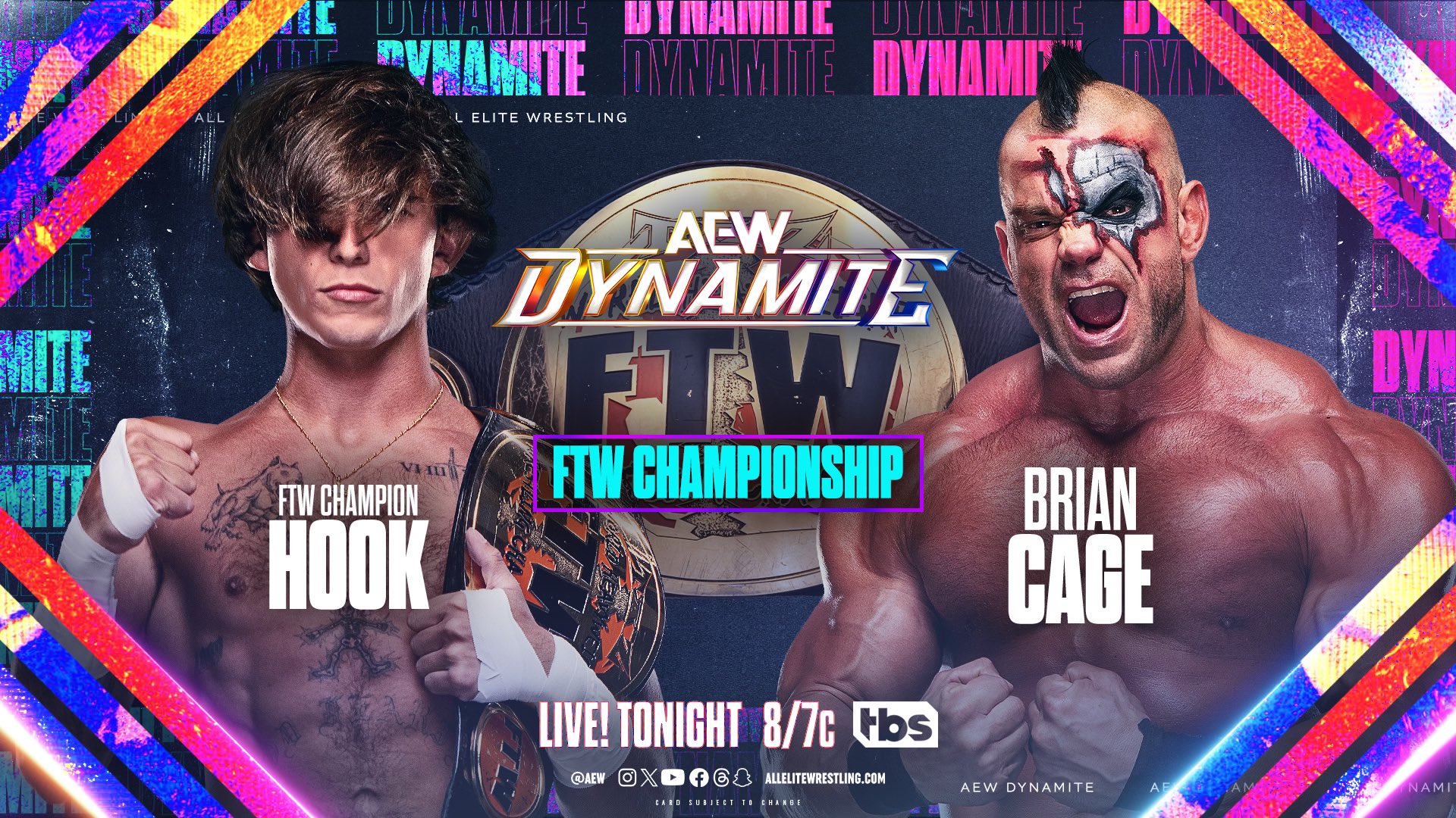 Hook vs. Brian Cage FTW Title match set for AEW Dynamite