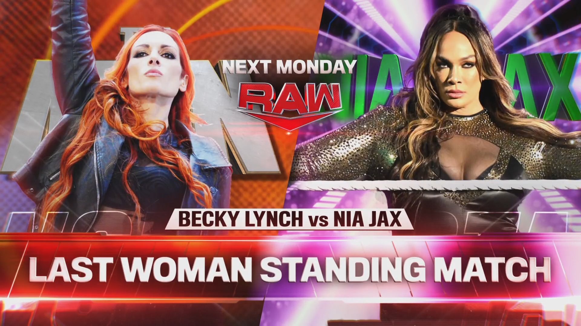 Becky Lynch vs. Nia Jax Last Woman Standing match set for next WWE Raw