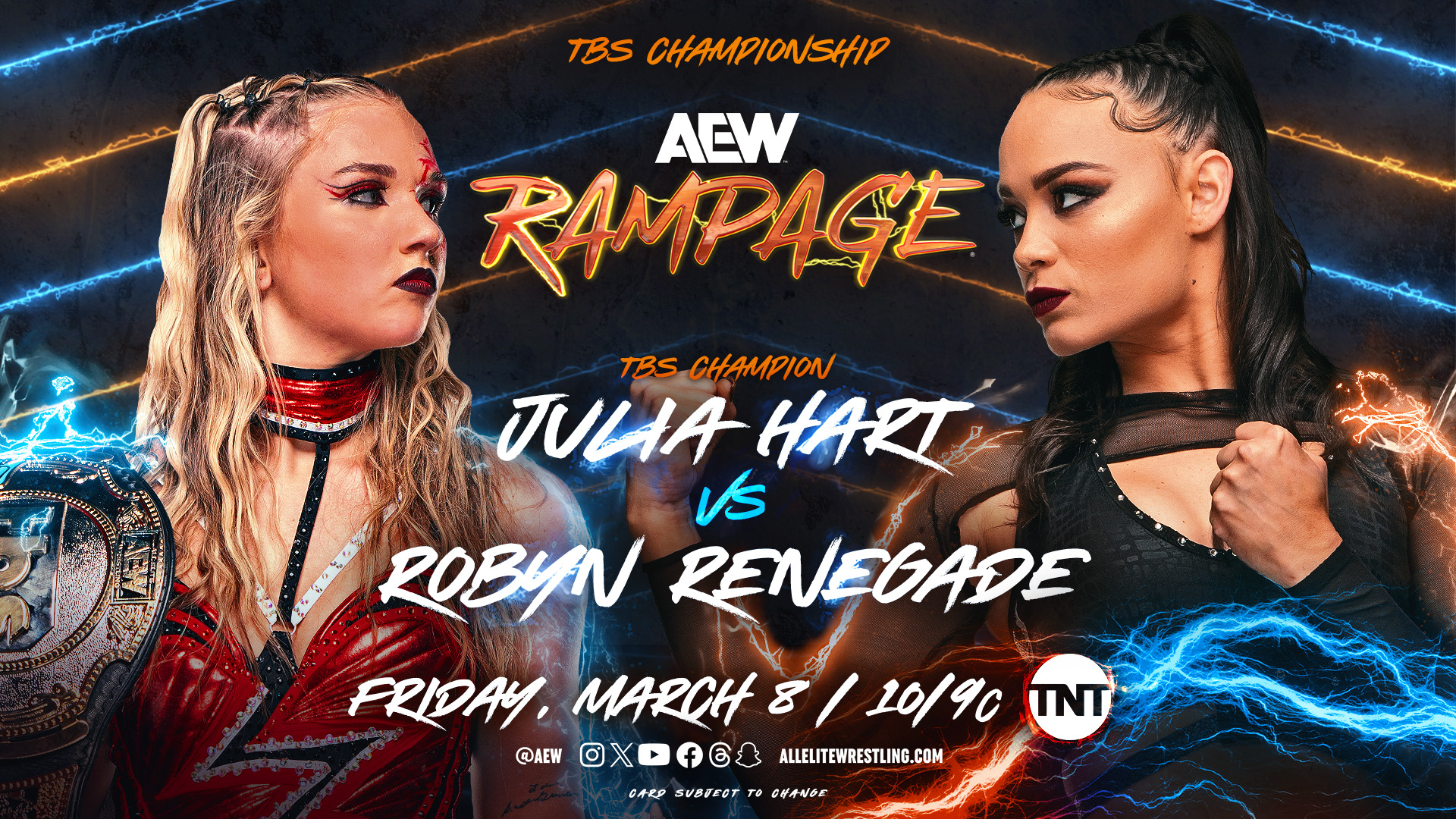 AEW Rampage live results: TBS title match