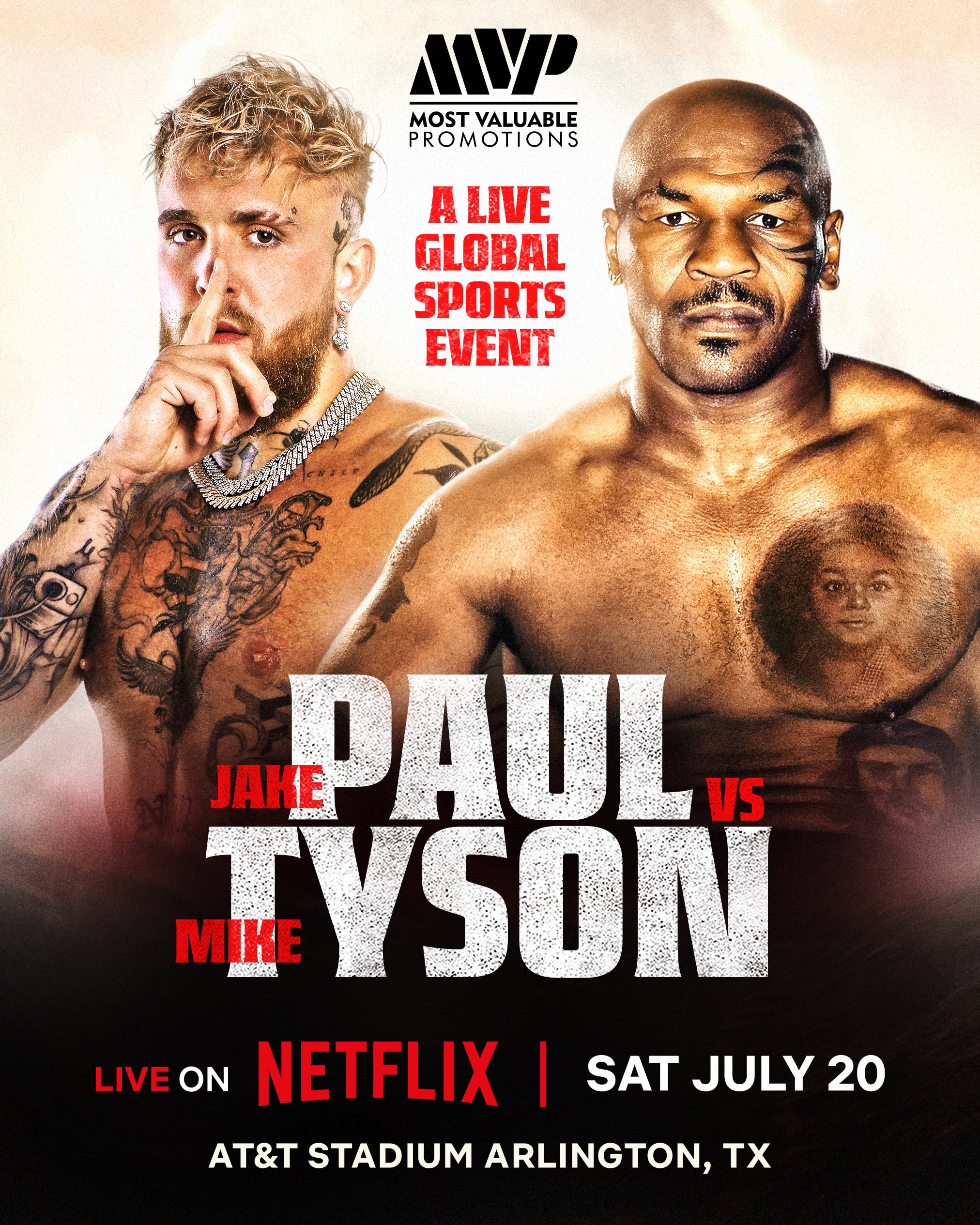 Mike Tyson vs. Jake Paul live boxing match announced for Netflix
