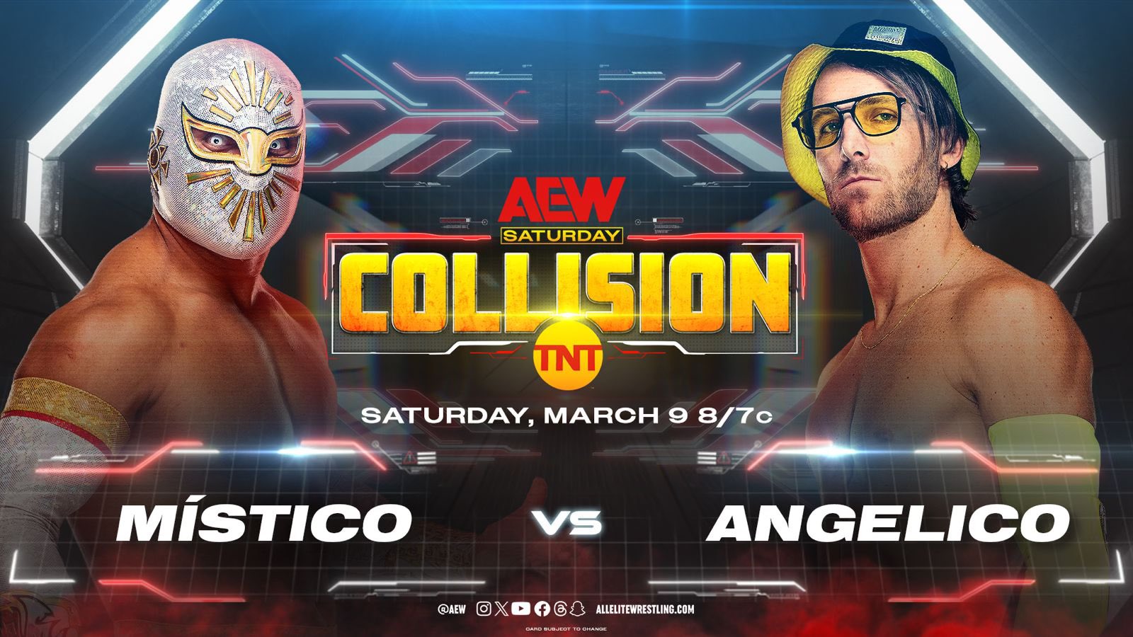 Mistico vs. Angelico announced for AEW Collision