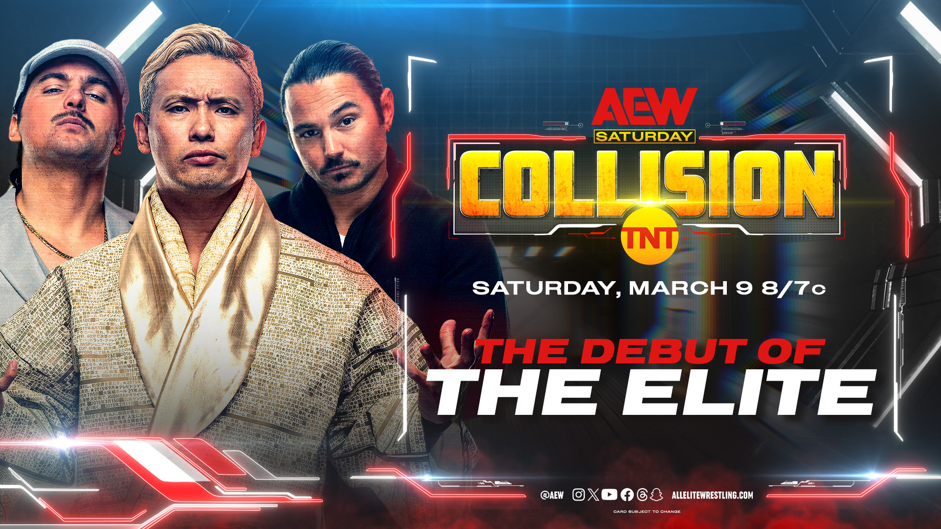 AEW Collision live results: Okada & The Young Bucks trios debut