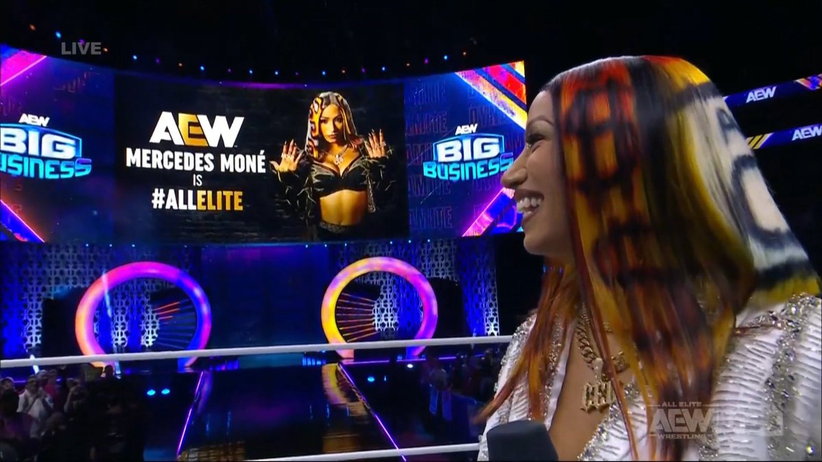 Mercedes Mone signs with AEW, debuts at Dynamite Big Business