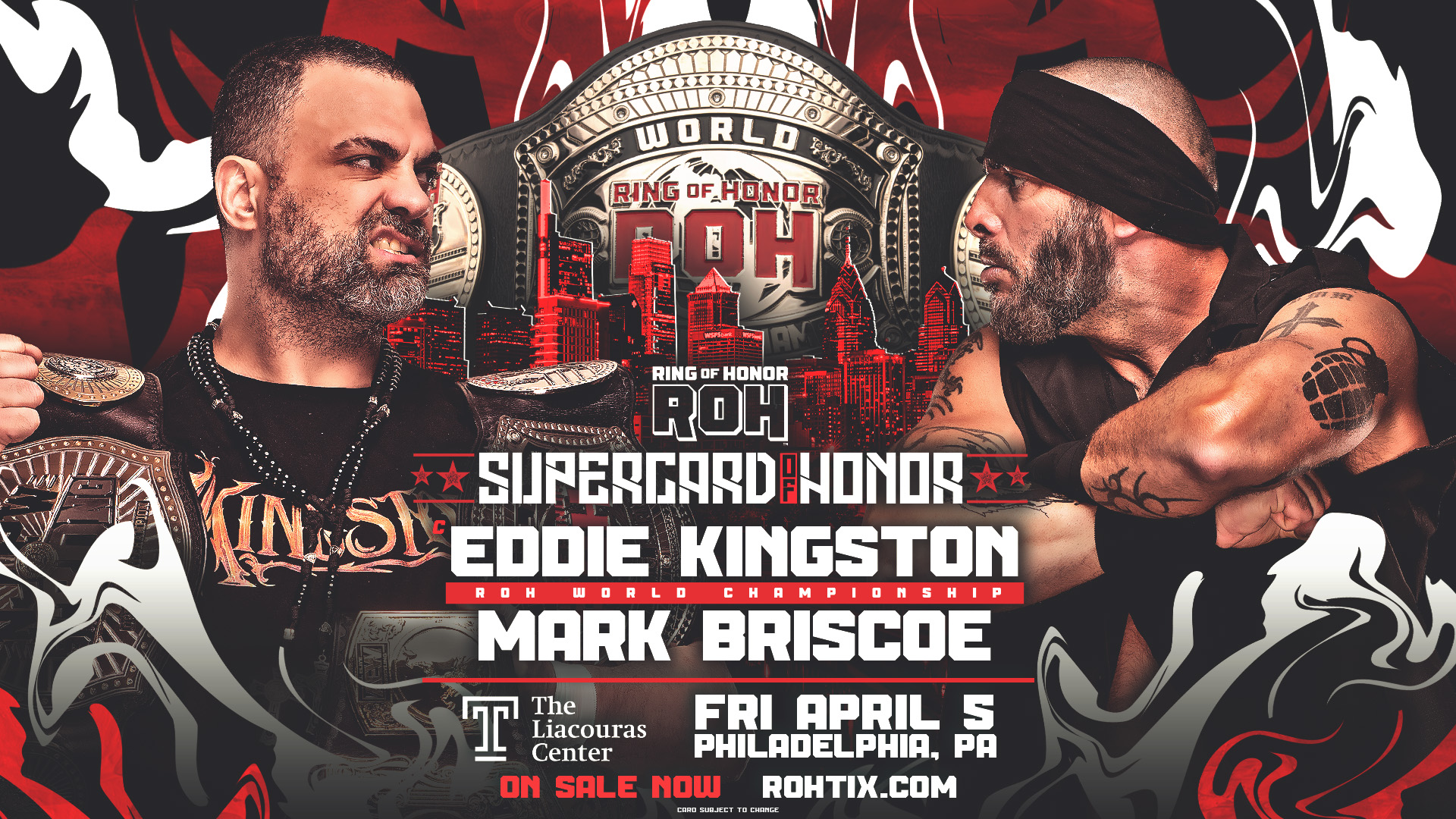 Two title matches official for ROH Supercard of Honor