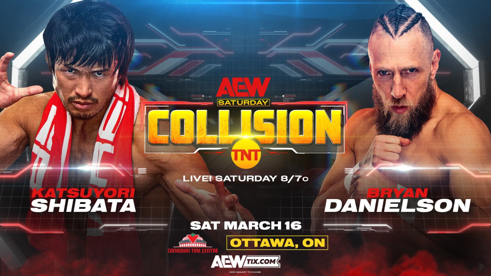 AEW Collision live results: Bryan Danielson vs. Katsuyori Shibata