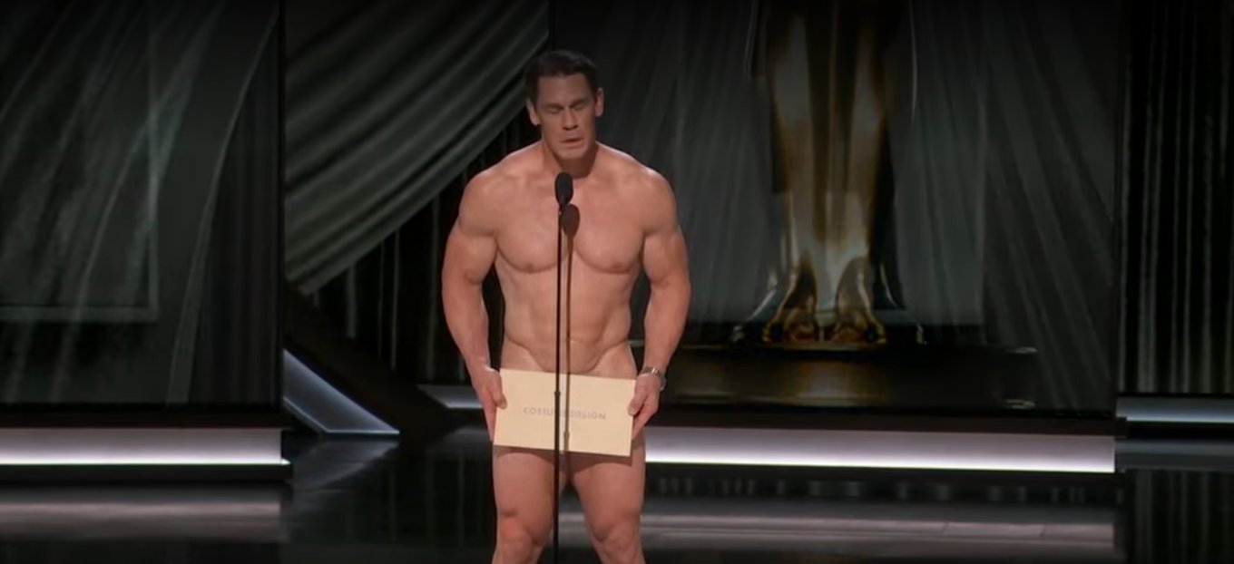 John Cena, The Rock present awards at the 2024 Oscars