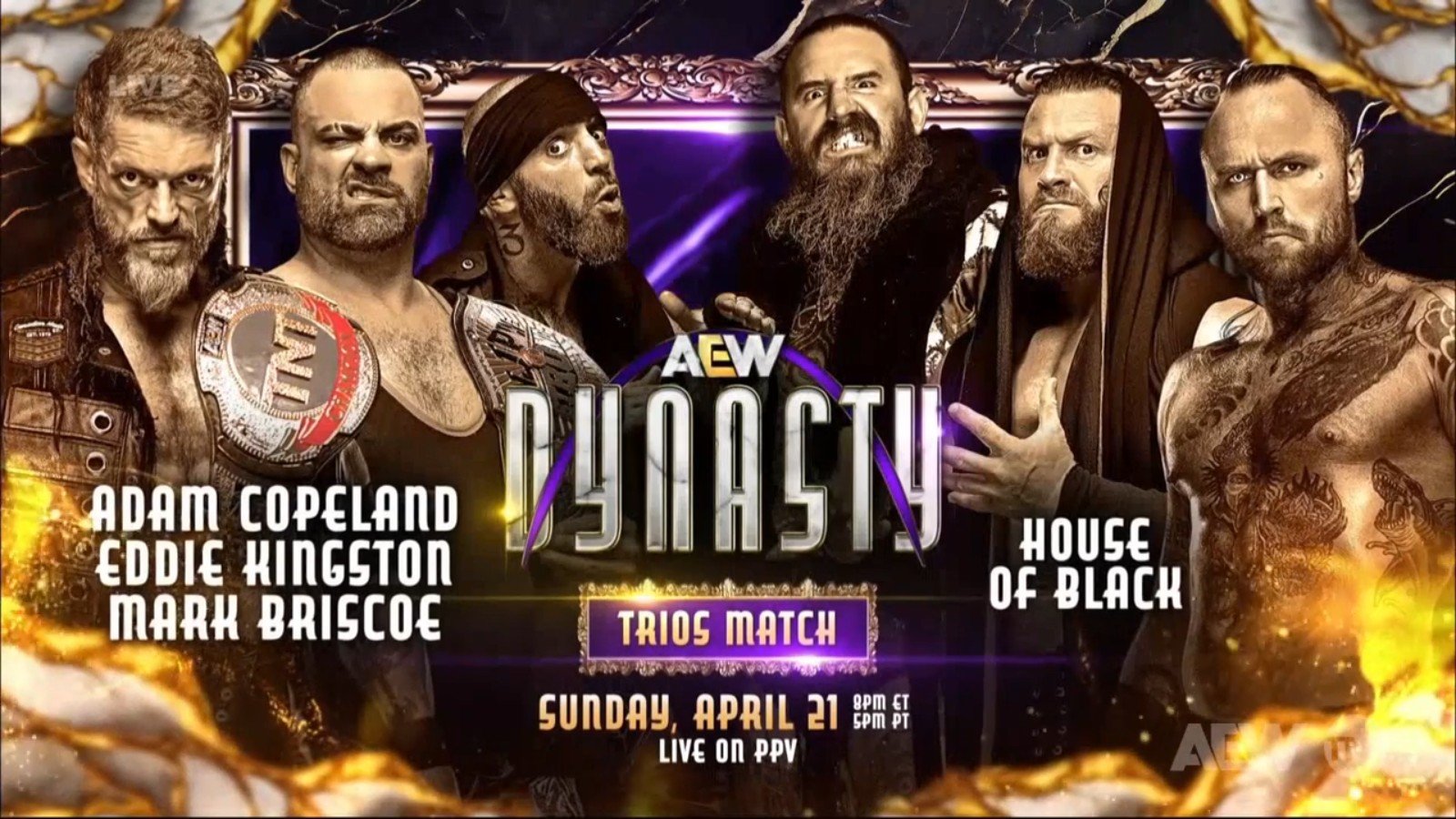 Six-man tag team match official for AEW Dynasty