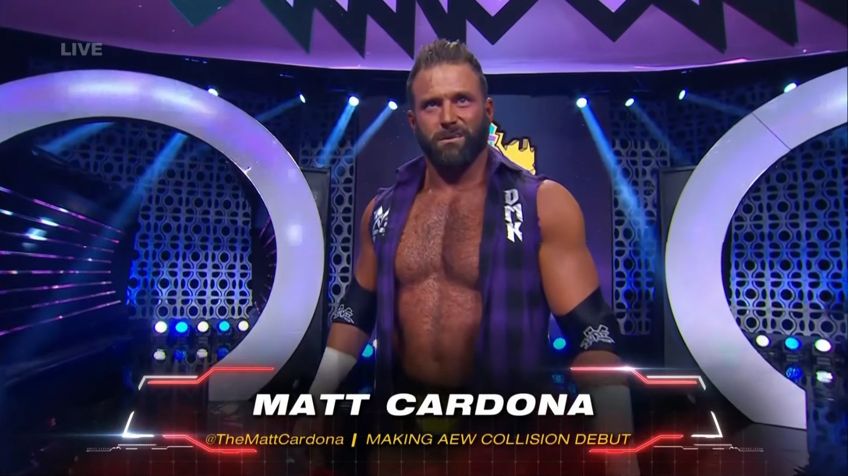 Matt Cardona makes surprise appearance on AEW Collision