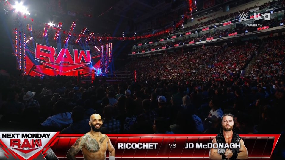 Ricochet vs. JD McDonagh set for next WWE Raw