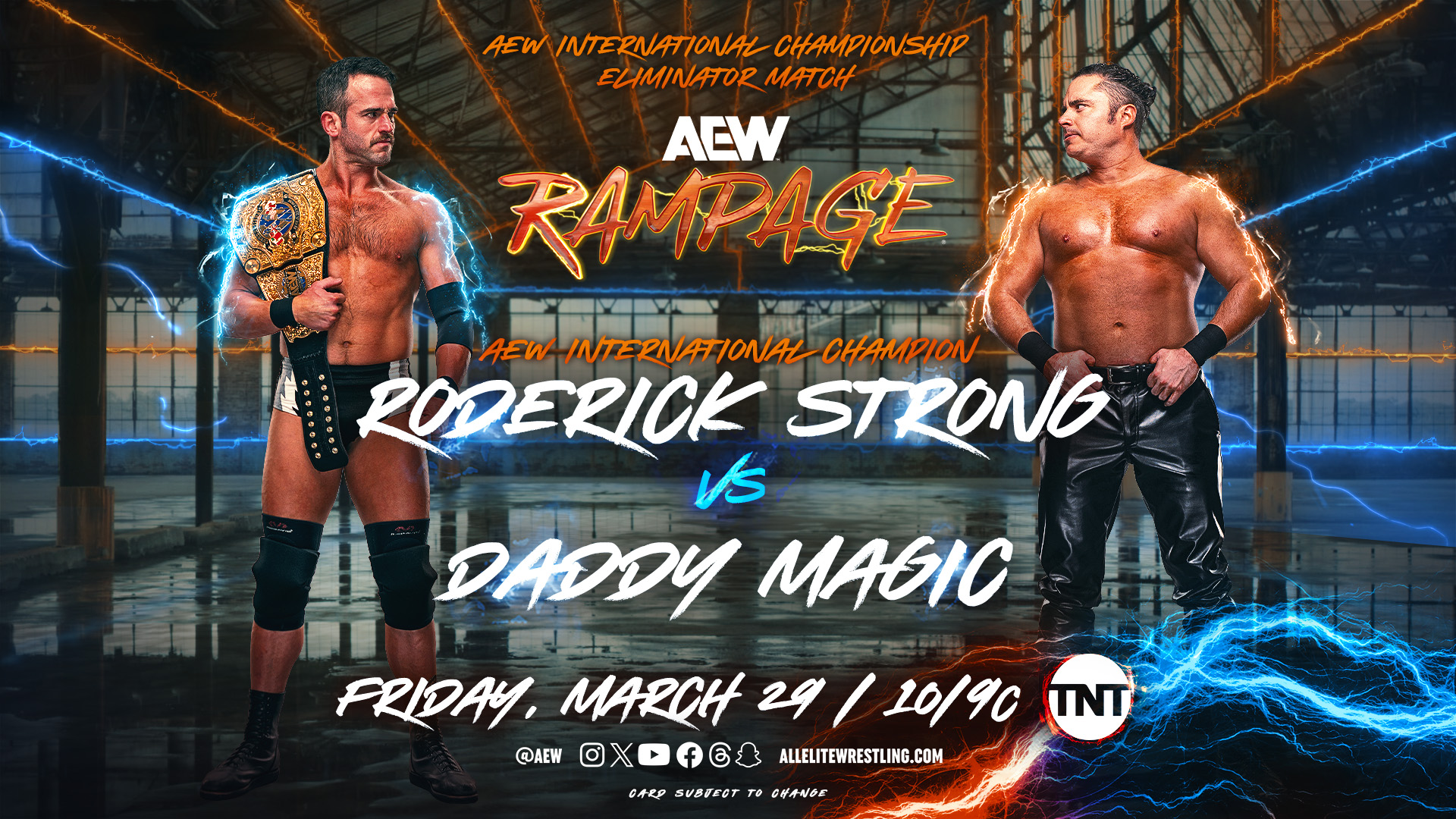 AEW Rampage live results: International title eliminator