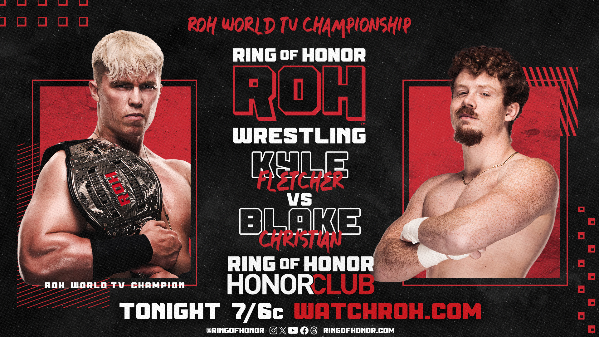 Ring of Honor TV live results: Kyle Fletcher vs. Blake Christian