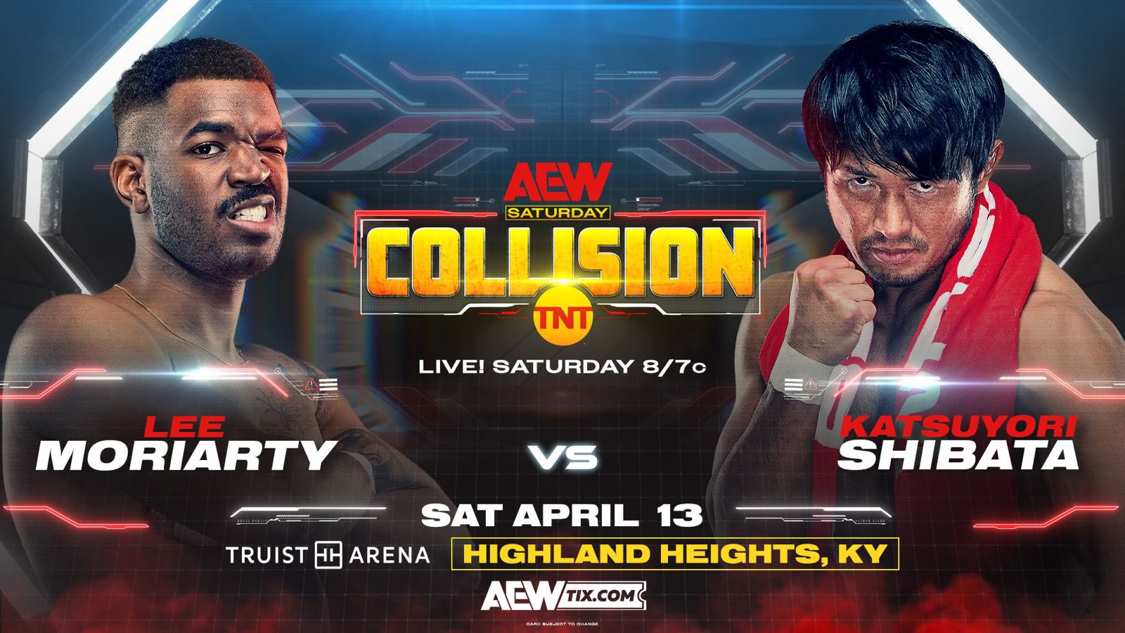 Katsuyori Shibata vs. Lee Moriarty added to AEW Collision