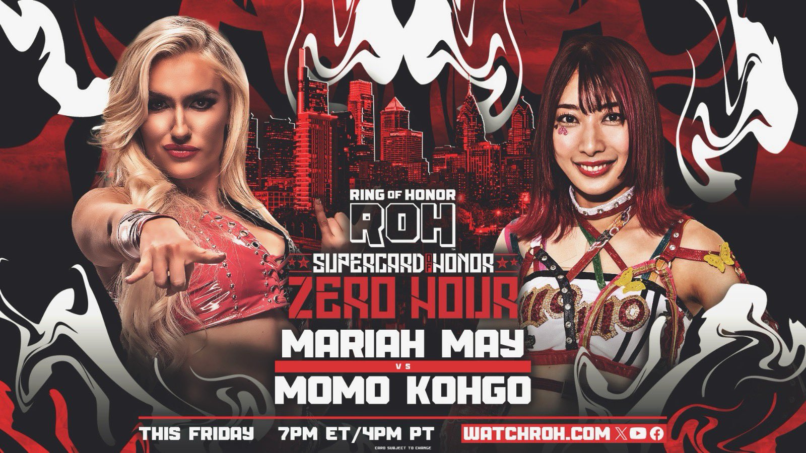 Mariah May vs. Momo Kohgo set for ROH Supercard of Honor Zero Hour
