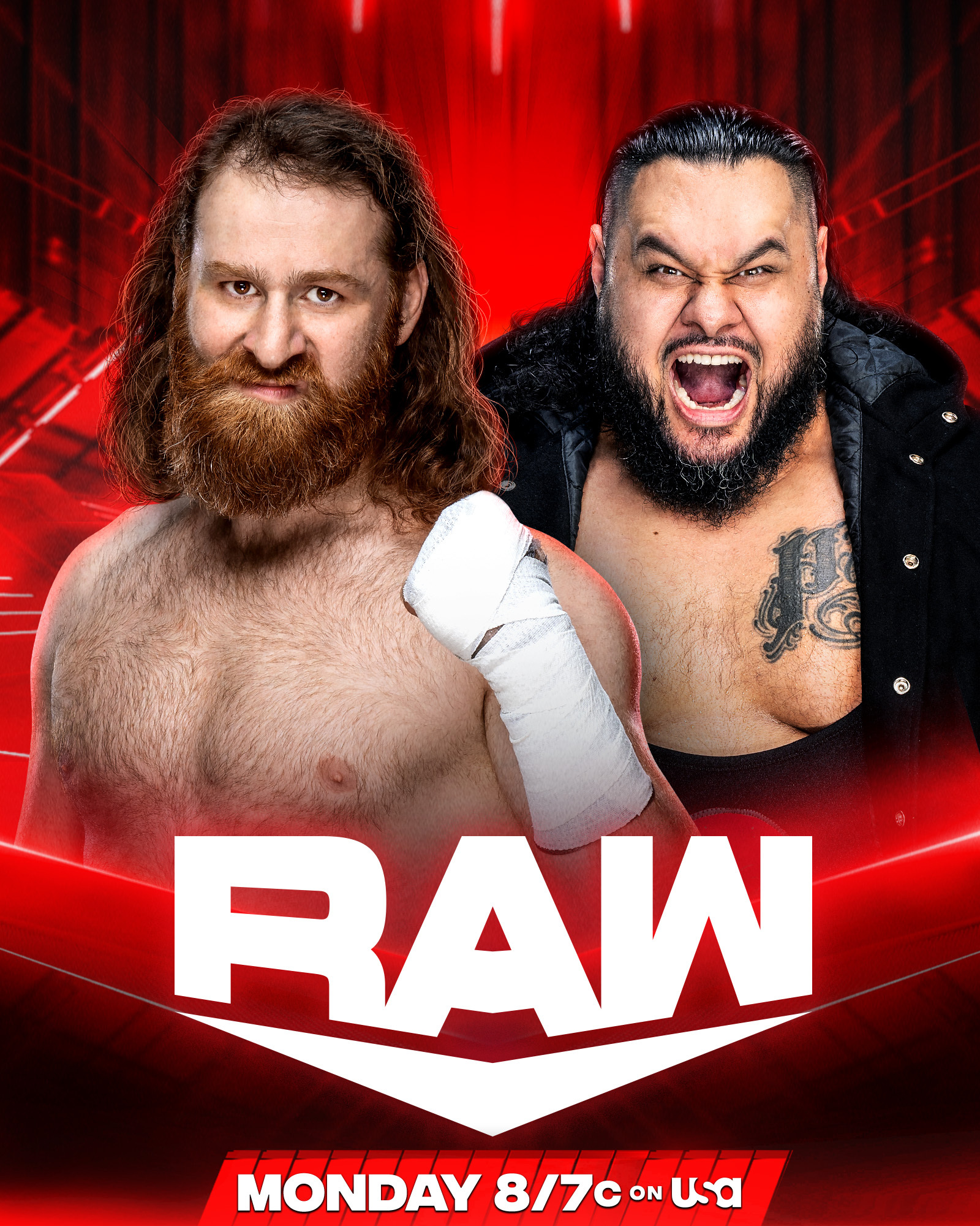 Sami Zayn vs. Bronson Reed added to WWE Raw