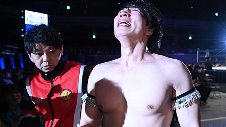 YOH suffers shoulder injury in NJPW Sakura Genesis title match