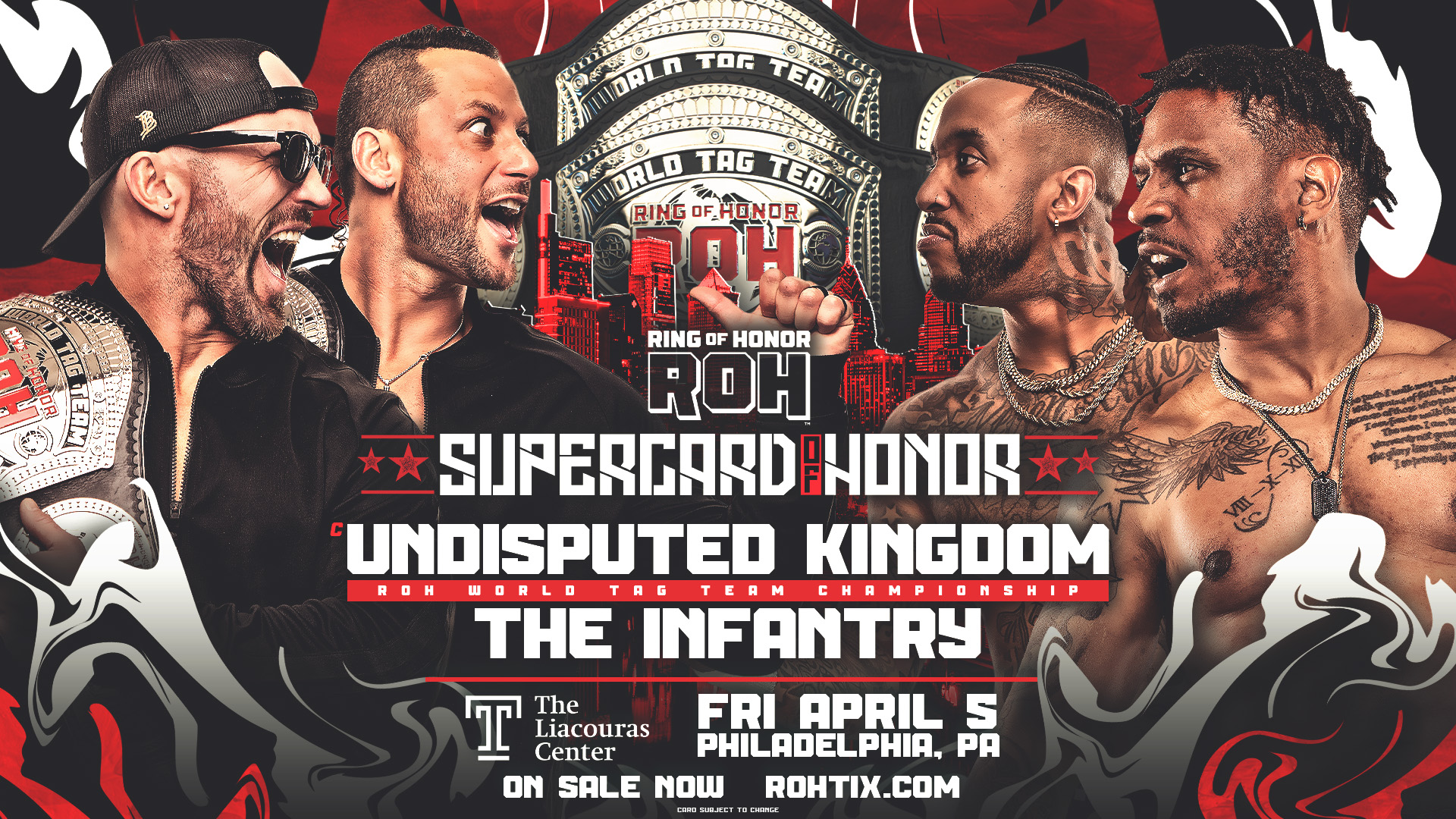 Tag title bout, more matches added to ROH Supercard of Honor