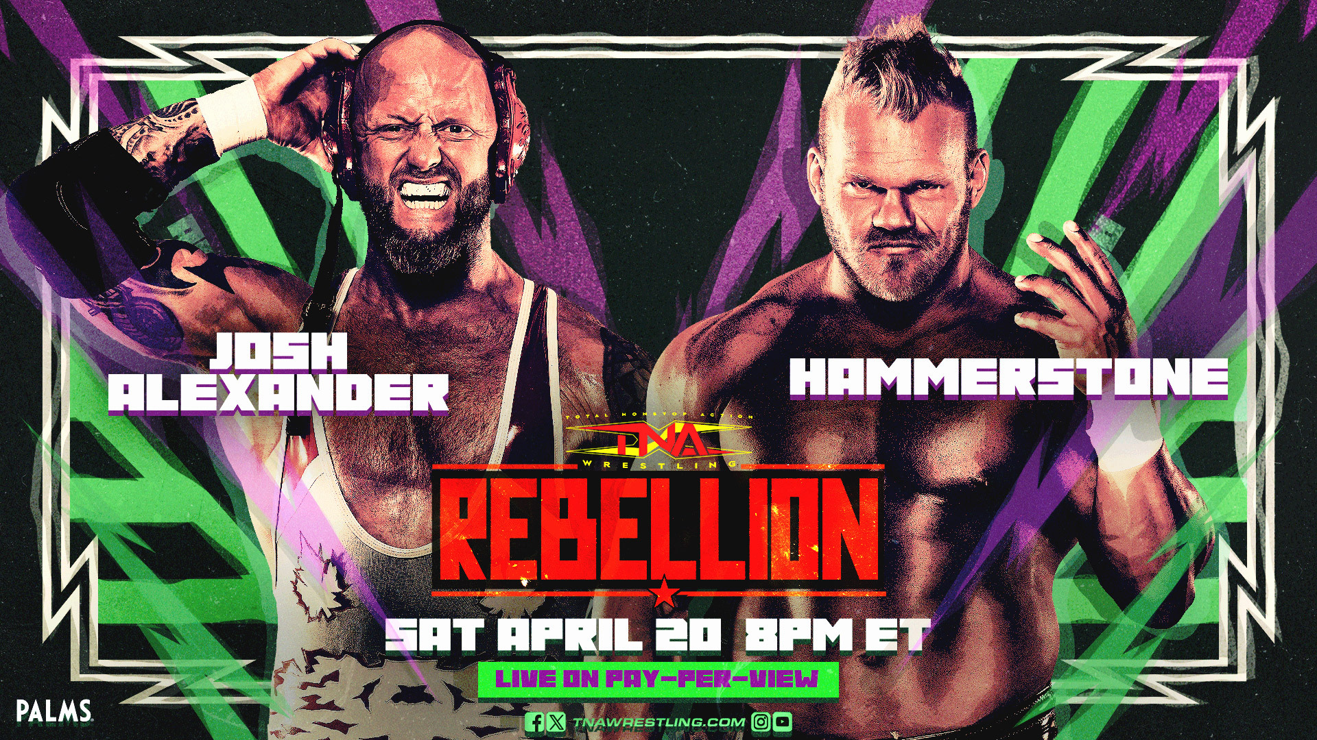Josh Alexander vs. Hammerstone 3 official for TNA Rebellion