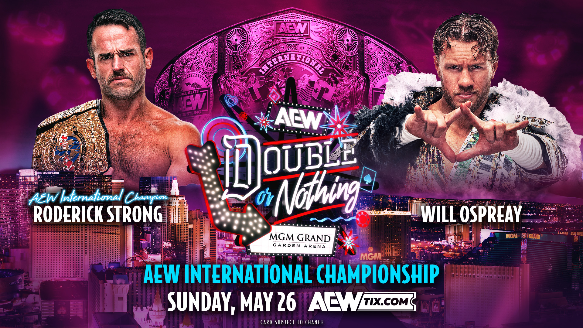 Will Ospreay to challenge for International title at AEW Double or Nothing