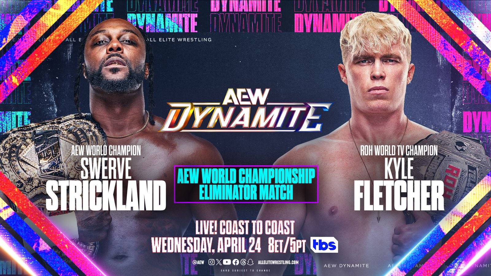 Swerve Strickland vs. Kyle Fletcher title eliminator match set for AEW Dynamite