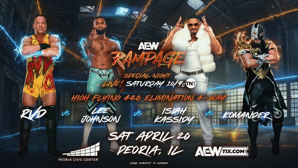 AEW Rampage live results: 4-2-0 elimination match