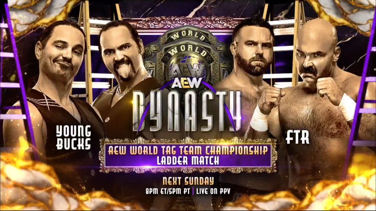 Ladder stipulation added to Young Bucks vs. FTR at AEW Dynasty