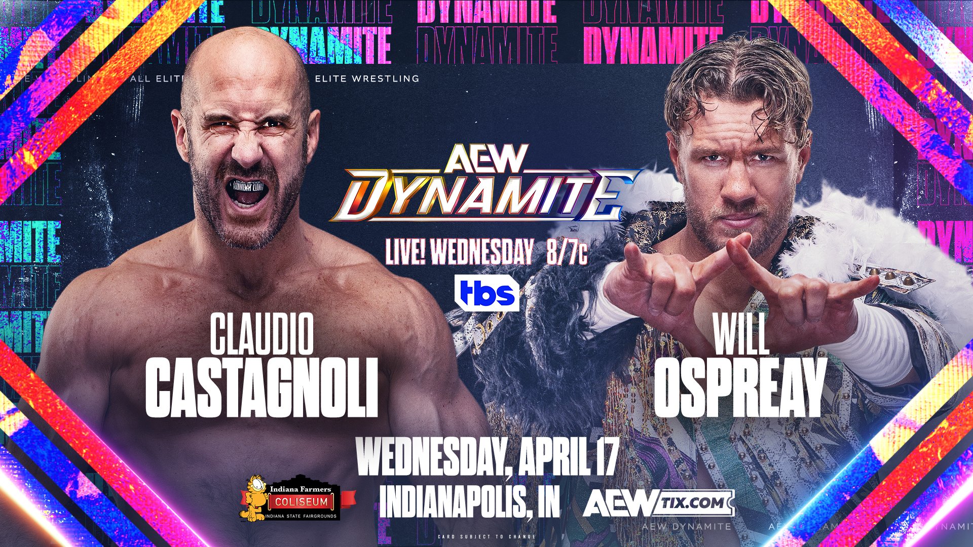 AEW Dynamite live results: Will Ospreay vs. Claudio Castagnoli