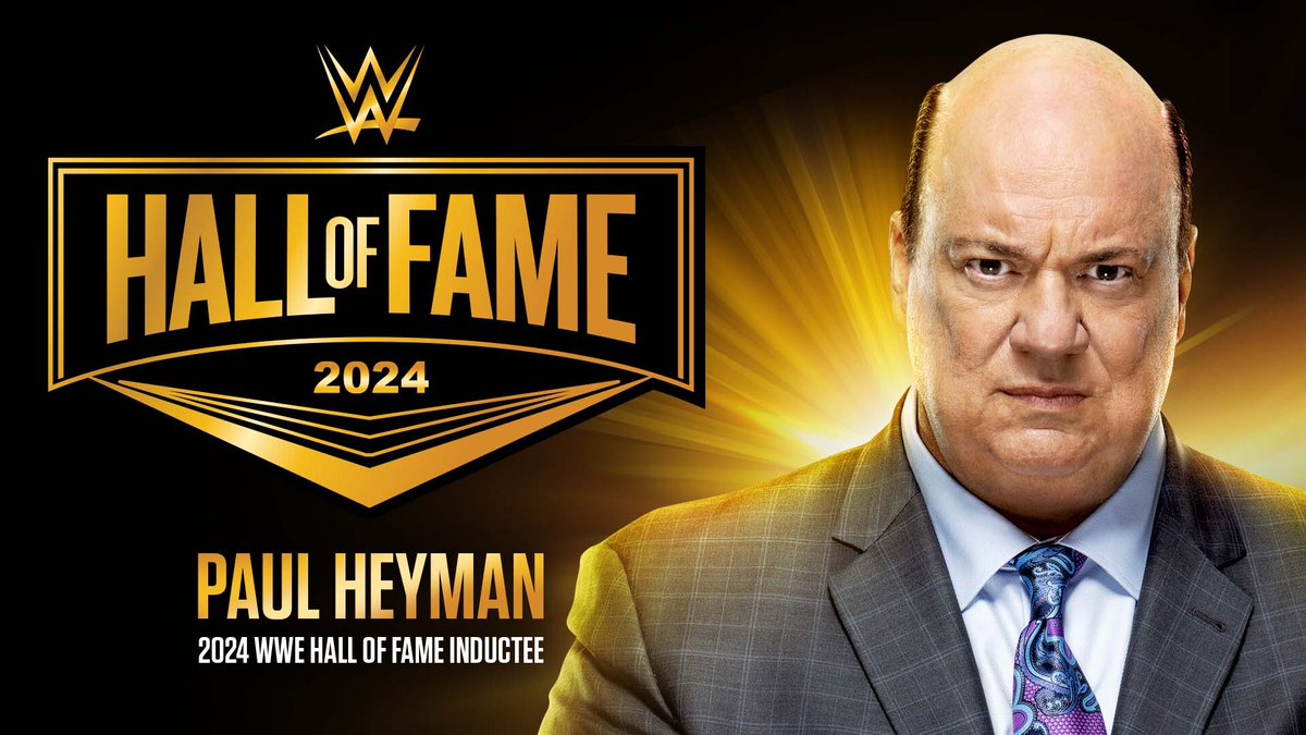 Paul Heyman to be inducted into WWE Hall of Fame