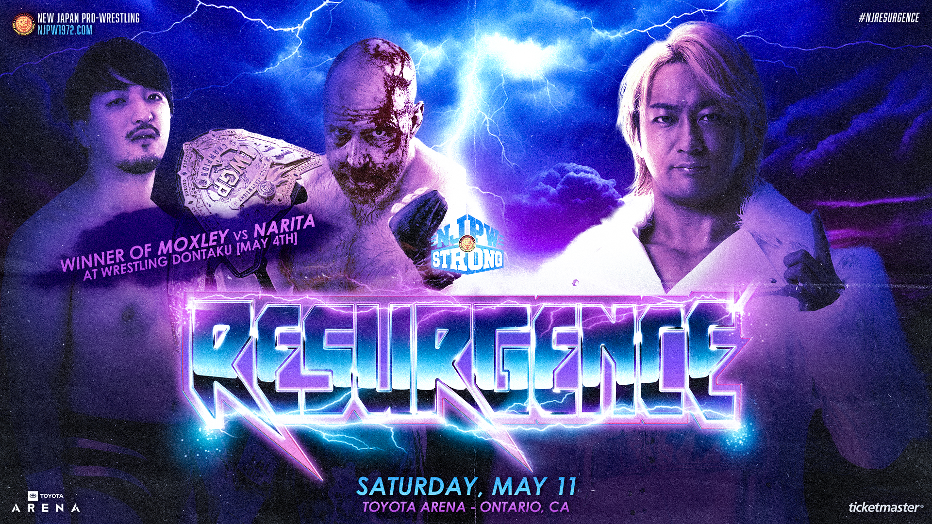 IWGP World title match official for NJPW Resurgence
