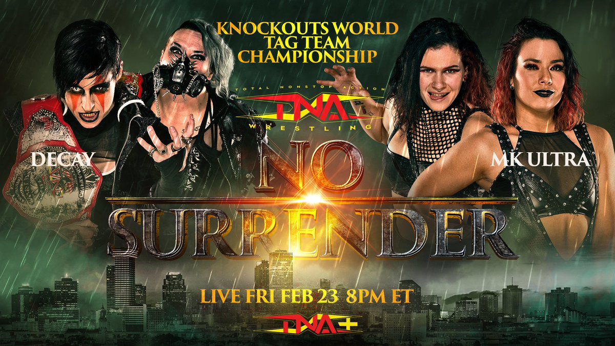 Knockouts Tag Team title rematch official for TNA No Surrender