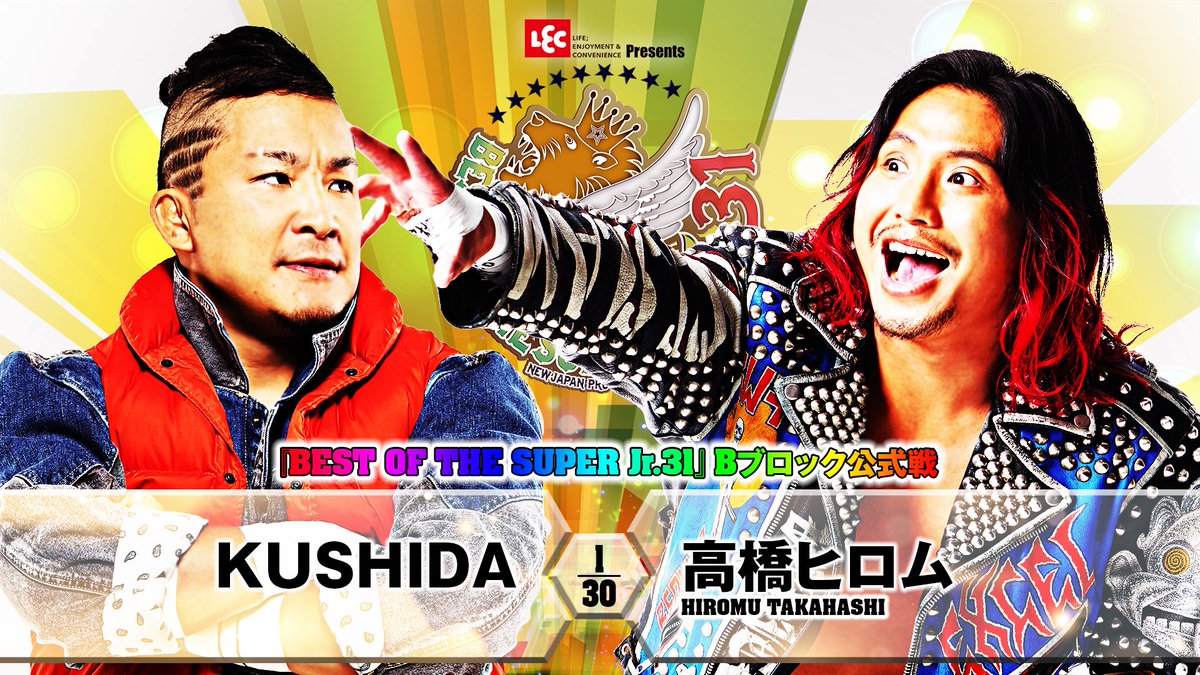 NJPW Best of the Super Juniors 31 night one results, initial standings
