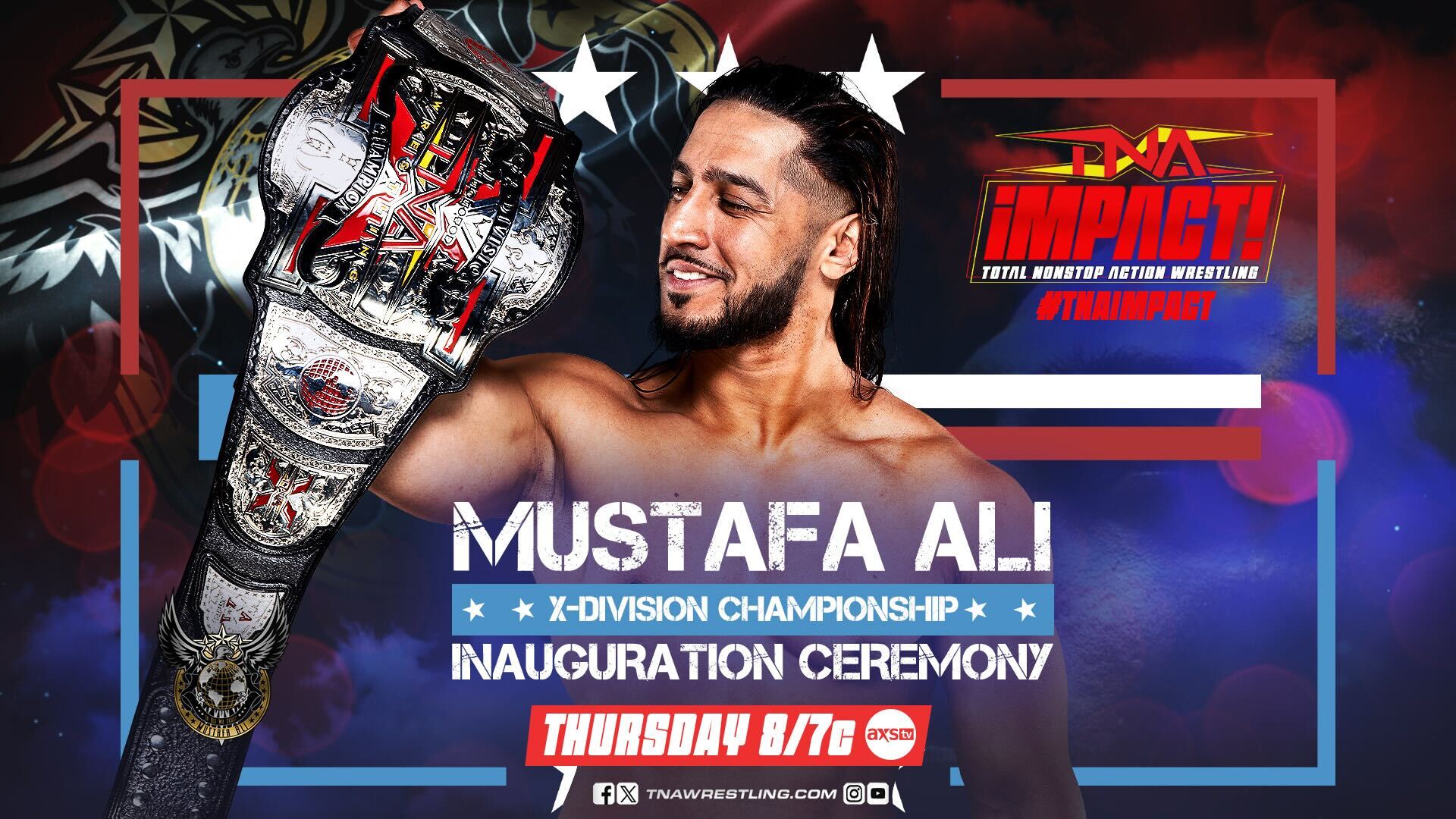TNA Impact live results: Mustafa Ali title celebration