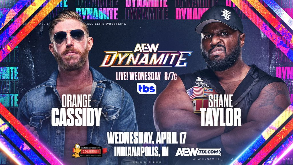 Orange Cassidy vs. Shane Taylor added to AEW Dynamite